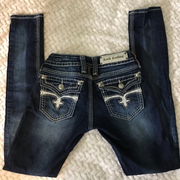 Rock revivals straight jeans size 26 - Picture 2 of 4